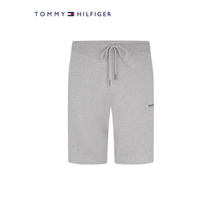 TOMMY HILFIGER【休闲运动】24春夏男简约刺绣抽绳腰合身短裤78JA313 浅灰色P8F M