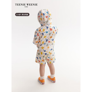 Teenie Weenie Kids小熊童装24春夏男女宝宝亲肤百搭可爱短裤 象牙白 120cm
