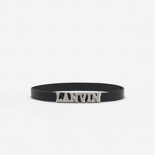 LANVIN LAB x FUTURE 2024男女同款LOGO腰带 黑色 80cm