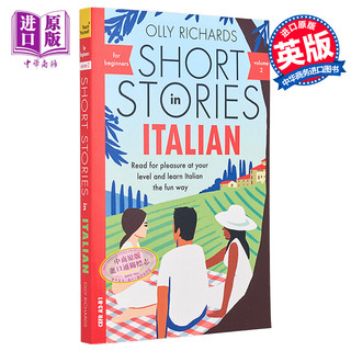 现货 适合初学者的意大利语短篇小说 第2卷 英文原版 Short Stories in Italian for Beginners Olly Richards