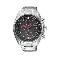 黑卡会员：CITIZEN 西铁城 男士手表 Eco-Drive 银CA0590-58E