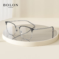 BOLON 暴龙 男士眉线框眼镜+1.60防蓝光镜片 BJ7130