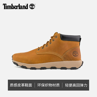 添柏岚（Timberland）男鞋徒步鞋24春夏户外皮革休闲中帮|A5Y7H A5Y7HW/小麦色 40