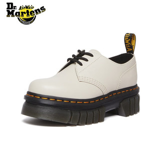 马丁（DR.MARTENS）Audrick 3i Shoe 时尚软皮3孔马丁单鞋 米灰色 37