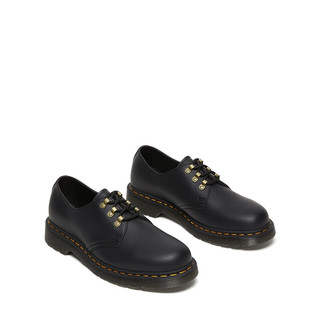 马丁（DR.MARTENS）Vegan 1461 HDW 时尚英伦风通勤黑色3孔马丁单鞋 黑色 42