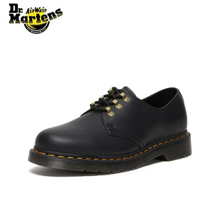 马丁（DR.MARTENS）Vegan 1461 HDW 时尚英伦风通勤黑色3孔马丁单鞋 黑色 42