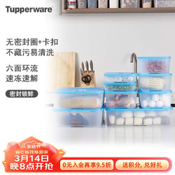 Tupperware 特百惠 保鲜盒家用冰箱冷冻保鲜密封储存收纳盒12件套