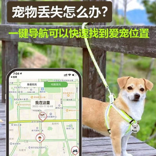 共度（Gong Du）宠物猫咪狗狗定位项圈防丢智能追踪器无线gps防水定位器外出用品 猫咪图案定位器-安卓苹果通用