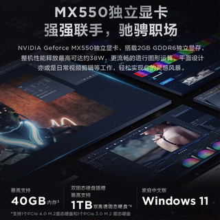 ThinkPad 联想 E14 小酷睿i5/i7轻薄便携高性能独显商务办公娱乐网课手提笔记本电脑 14英寸i7-1255U MX550 2G独显 16G内存 512G高速固态 升级