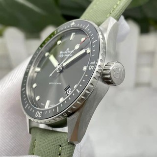 宝珀（blancpain） 宝珀五十噚系列5000-1110-K52A男士自动机械腕表43MM表径男表