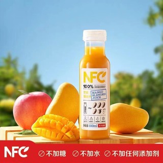 农夫山泉nfc果汁300ml*10瓶散装不加水不加糖橙汁芒果汁饮料
