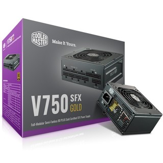 酷冷至尊 CoolerMaster)额定750W V750GOLDSFX电源 金牌全模组/全日系电容/加强显卡线/FDB降噪风扇/电脑组件