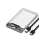  力利 移动硬盘盒子2.5英寸usb3.0笔记本typec机械sata固态外接ssd通用usb3.1电脑固态机械sata外接盒透明读取器　