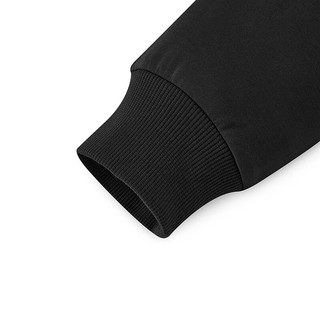 斯凯奇（Skechers）卫衣女2024春季新年针织套头宽松运动衫黑色衣服 L124W030 碳黑/0018 XL