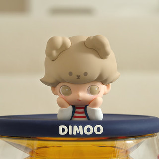 POP MART泡泡玛特 DIMOO 动物王国系列玻璃杯潮玩周边衍生品 Dimoo动物王国玻璃杯