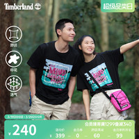 Timberland 官方男女同款短袖T恤新款户外休闲圆领|A6RGN A6RGN001/黑色 XL