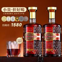 PASSTON 派斯顿 苏格兰威士忌路易乔治威士忌高度洋酒双支装700ml