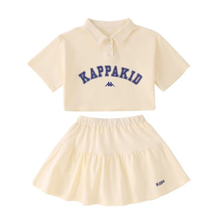 Kappa 卡帕 女童洋气短袖两件套