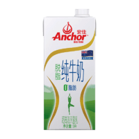 Anchor 安佳 脱脂牛奶 3.6g蛋白质牛奶1L