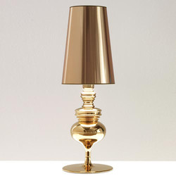 BIDESEN 碧得森 现代简约欧式创意设计灯具 客厅卧室书房卫士台灯金色