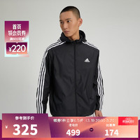 adidas 阿迪达斯 男子日常常规运动休闲夹克外套上衣运动服 IB0381 L