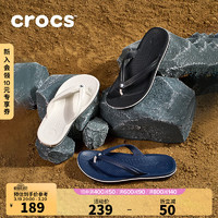 crocs 卡骆驰 男女款人字拖 11033 黑色 40