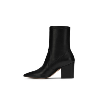 SW AVENUE 75  BLOCK SOCK BOOTIE 尖头弹力靴袜靴瘦瘦靴短靴女 黑 SW3901008-BLK 35