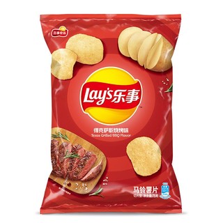 Lay's 乐事 马铃薯片 德克萨斯烧烤味 75g