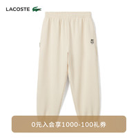 LACOSTE法国鳄鱼男女同款24春季系列时尚长裤XH9407 IIT/米色 XS