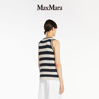 MaxMara 2024春夏女装条纹针织毛衣9361134306 黑白 L