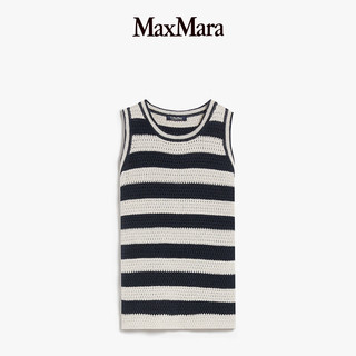 MaxMara 2024春夏女装条纹针织毛衣9361134306 黑白 L