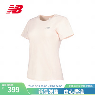 NEW BALANCET恤24女款运动休闲跑步训练针织短袖 OUK WT41281 M