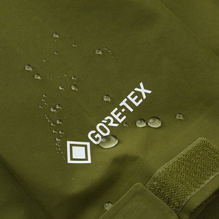 北面 户外运动休闲GORETEX冲锋衣男硬壳外套防水透气24春夏|87U7 RMO/绿色 S/165
