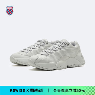 盖世威（K·SWISS）男女老爹鞋 24春季时尚百搭运动休闲鞋 9220-U 020寂静灰/梦幻银 44