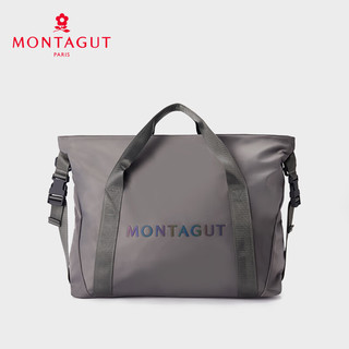 梦特娇（MONTAGUT）旅行包大容量折叠可套拉杆行李箱短途出差斜跨手提包男女士行李袋 绿色R2953919101