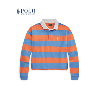 Polo Ralph Lauren 拉夫劳伦 女装 24年夏宽松版棉质橄榄球衫RL25510 999-多色 L