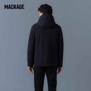 Mackage 复古绗缝系列-男士 MILES保暖羽绒服夹克外套24春夏 黑色 44