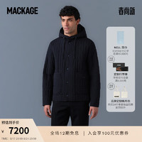 MACKAGE复古绗缝系列-男士 MILES保暖羽绒服夹克外套24春夏 黑色 36