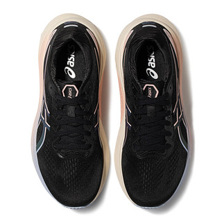 亚瑟士ASICS跑步鞋女鞋稳定运动鞋透气跑鞋 GEL-KAYANO 30 LITE-SHOW 黑色/黑色 40.5