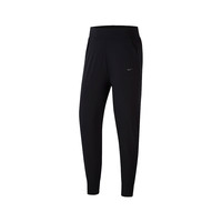 NIKE 耐克 新款女子梭织长裤纯色舒适耐磨运动裤 S 黑色