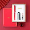 凌美（LAMY） 德国 狩猎者钢笔墨水笔笔礼盒套装年货礼盒 含吸墨器+墨胆 拾光礼盒 亮红色F尖 亮红色（拾光礼盒-不含墨水）