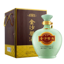 JINSHA 金沙 回沙酒 53度酱香型白酒 封坛原浆 1500mL 1坛