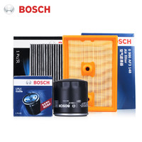 BOSCH 博世 三滤保养套装新奥迪A3大众凌渡途安L高尔夫7明锐1.4T滤芯清器