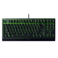 RAZER 雷蛇 黑寡妇蜘蛛 X 竞技版 87键 有线机械键盘键盘 黑色 雷蛇绿轴 单光