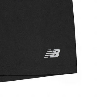 NEW BALANCE运动裤24男款舒适简约百搭系带跑步梭织短裤 BK MS41230 XL