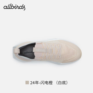 Allbirds Tree Flyer 2（）绿科技轻量跑鞋二代减震厚底运动跑鞋 24年-闪电橙 （白底） 35 女码