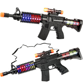 abay 儿童电动玩具枪声光音乐M416