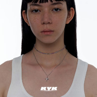 KVK 十字星系列十字星项链架夏季简约锁骨链女高级设计感小众饰品