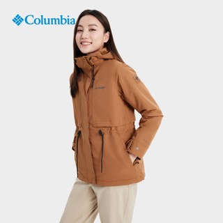 Columbia哥伦比亚女子银点三合一可拆卸抓绒内胆防水冲锋衣WR2182