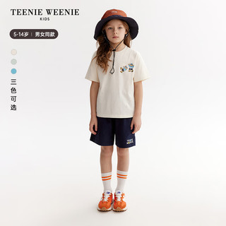 Teenie Weenie Kids小熊童装24春夏男女童轻薄舒适两件套装 浅绿色 150cm